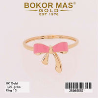 Cincin Emas Pita Pink Variasi - 25005557 - 8K