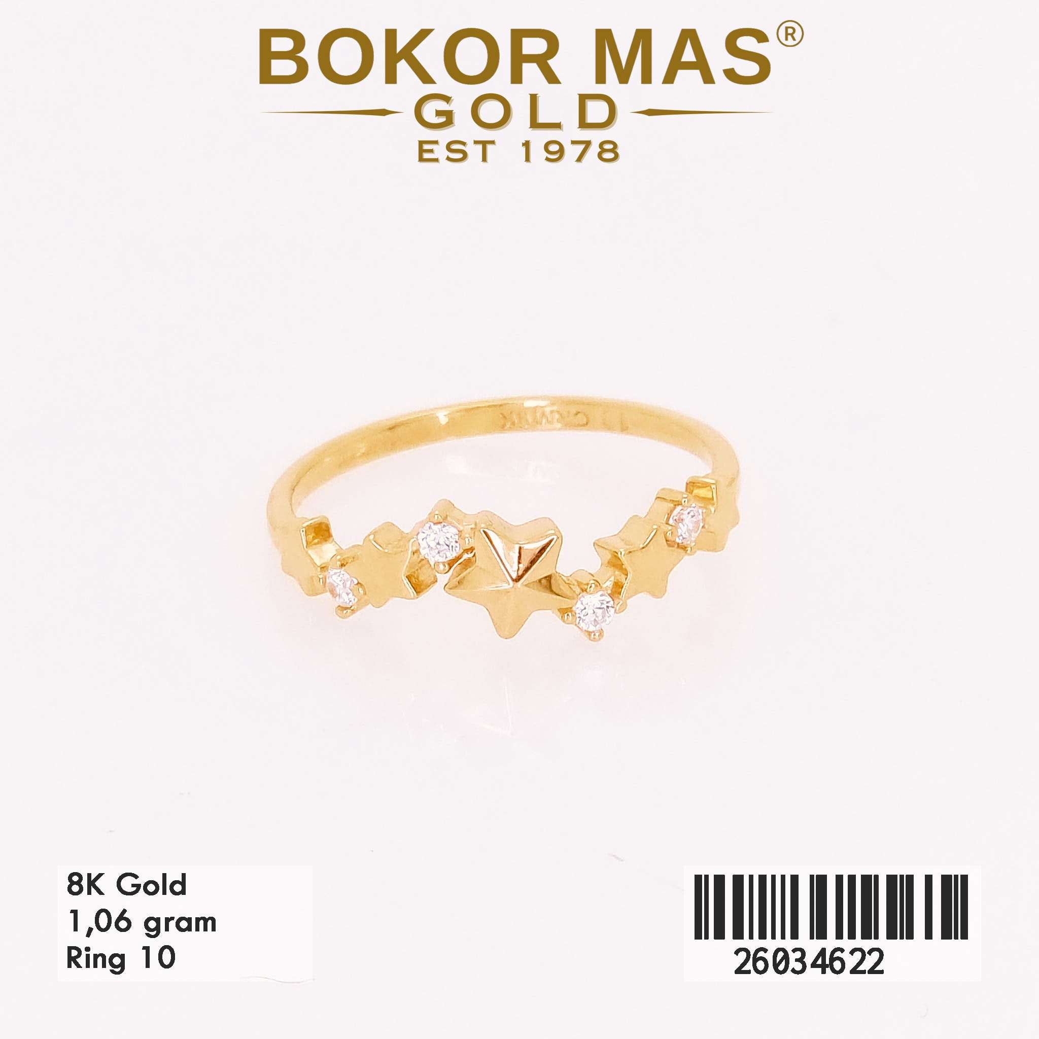 Cincin Variasi Permata Bintang - 26034622 - 8K