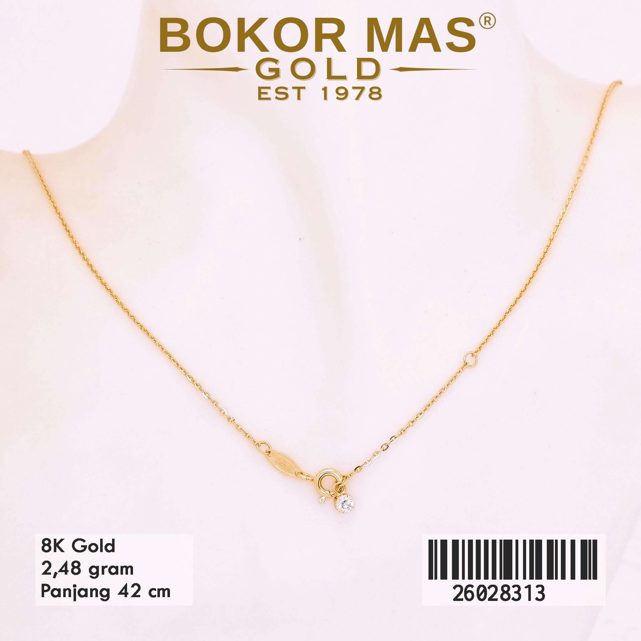 Kalung Variasi Liontin Btg Juntai -  26028313 - 8K