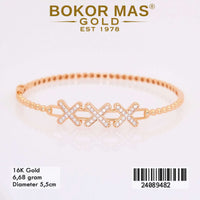 Gelang Emas Kaku TripelX - 24089482 - 16K