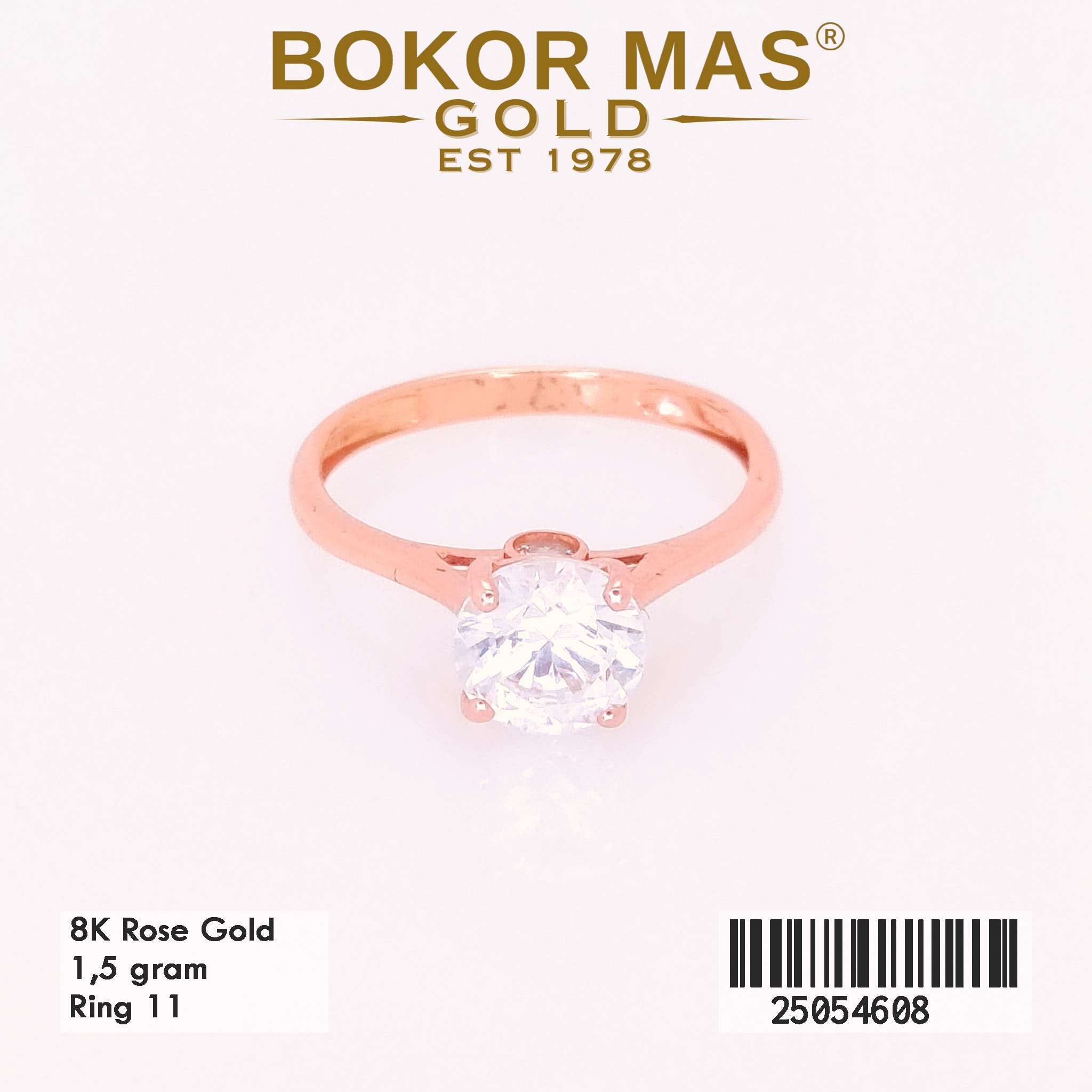 Cincin Emas Variasi Soliter - 25054608 - 8K