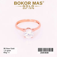 Cincin Emas Variasi Soliter - 25054608 - 8K