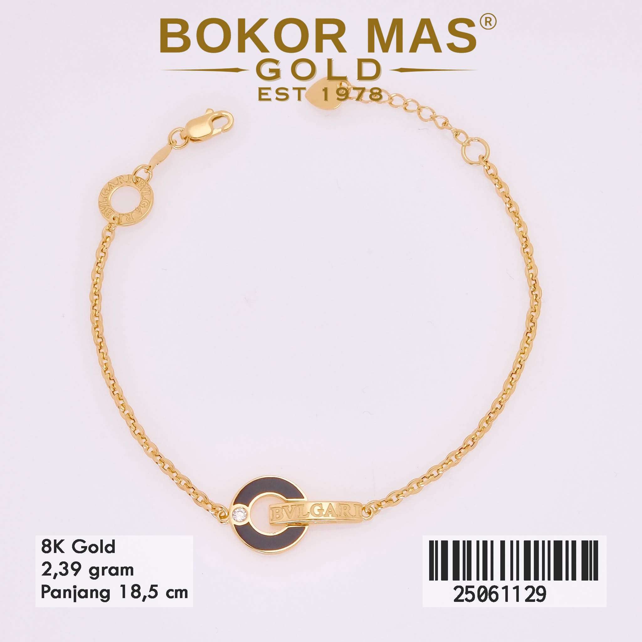 Gelang Emas Rantai Variasi Blgr - 25061129 - 8K