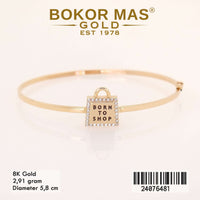 Gelang Emas  Bangkok Variasi Tas Permata - 24076481 - 8K