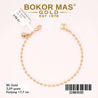 Gelang  Emas  Rantai Variasi Mainan - 22009589 - 8K