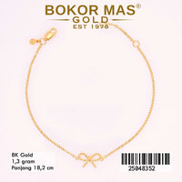 Gelang Emas Rantai Variasi Serut - 25048352 - 8K