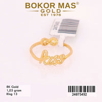 Cincin Emas Dua Model Variasi Permata - 24075492 - 8K