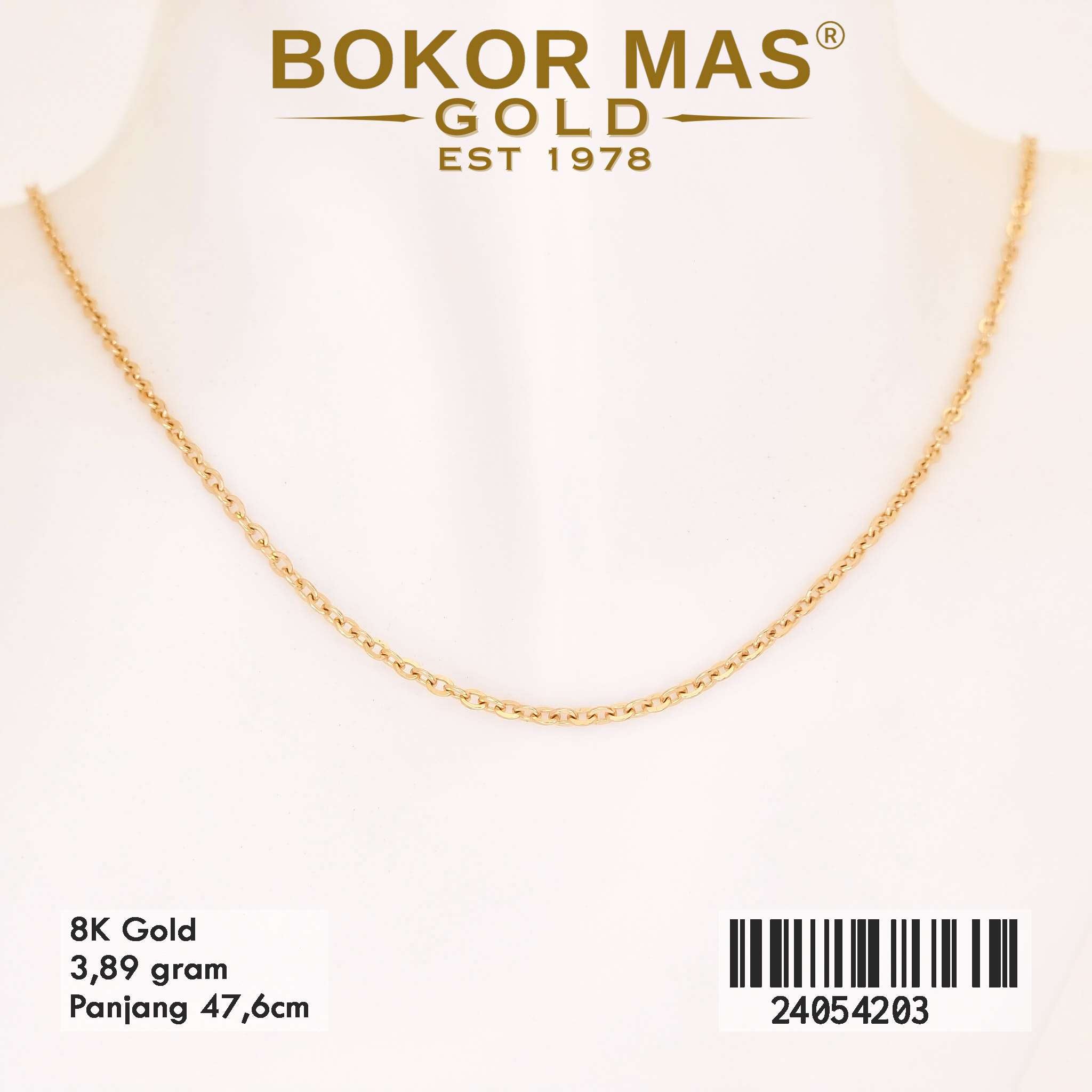 Kalung Toscano Tanpa Permata - 24054203 - 8K