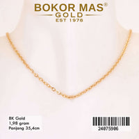 Kalung Emas Anak Polos Variasi Tanpa Permata - 24075906 - 8K
