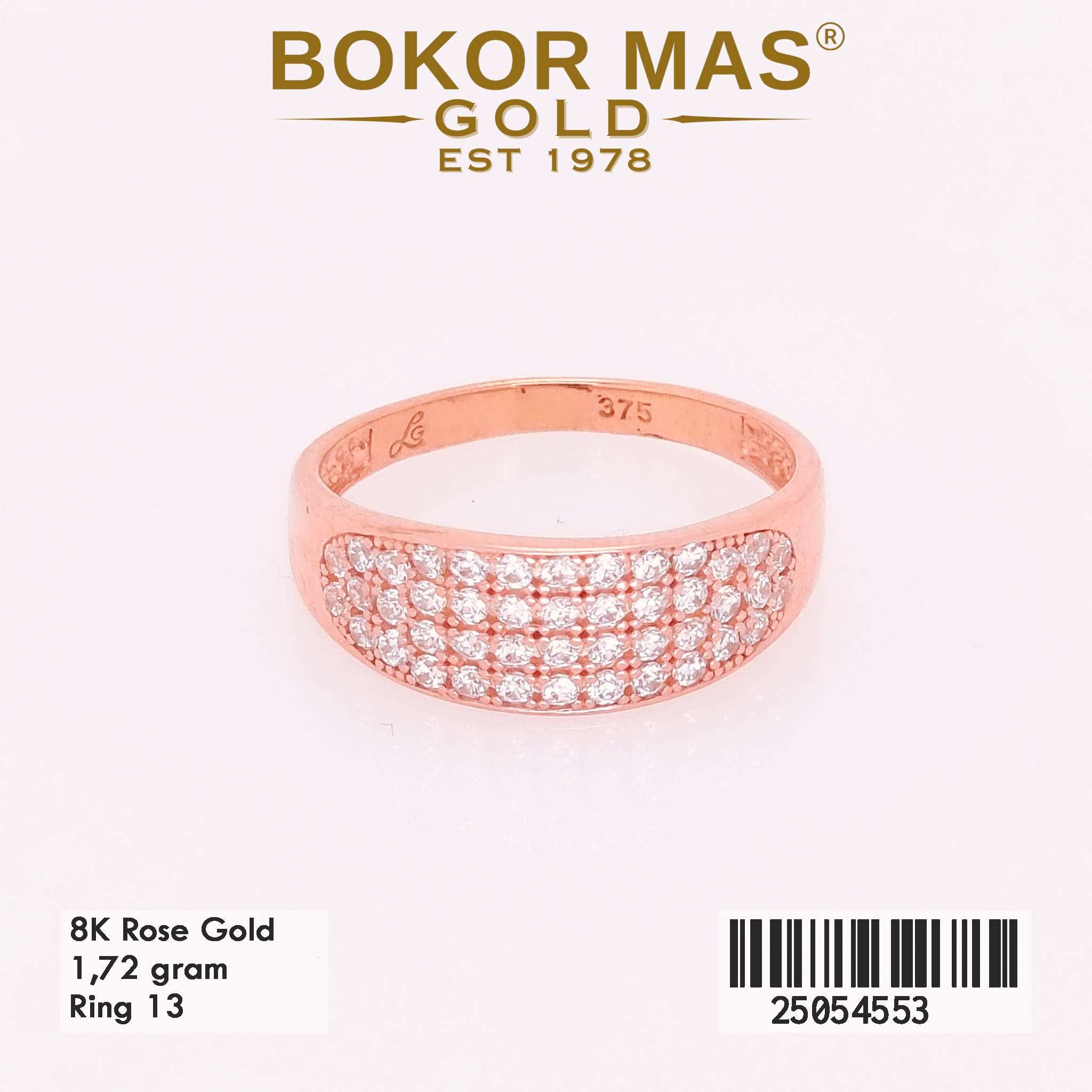 Cincin Emas Variasi Permata - 25054553 - 8K