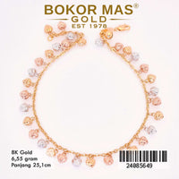 Gelang Emas  Rantai Variasi Mainan - 24085649 - 8K