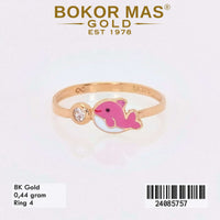 Cincin Emas  Anak Whale Pink - 24085757 - 8K
