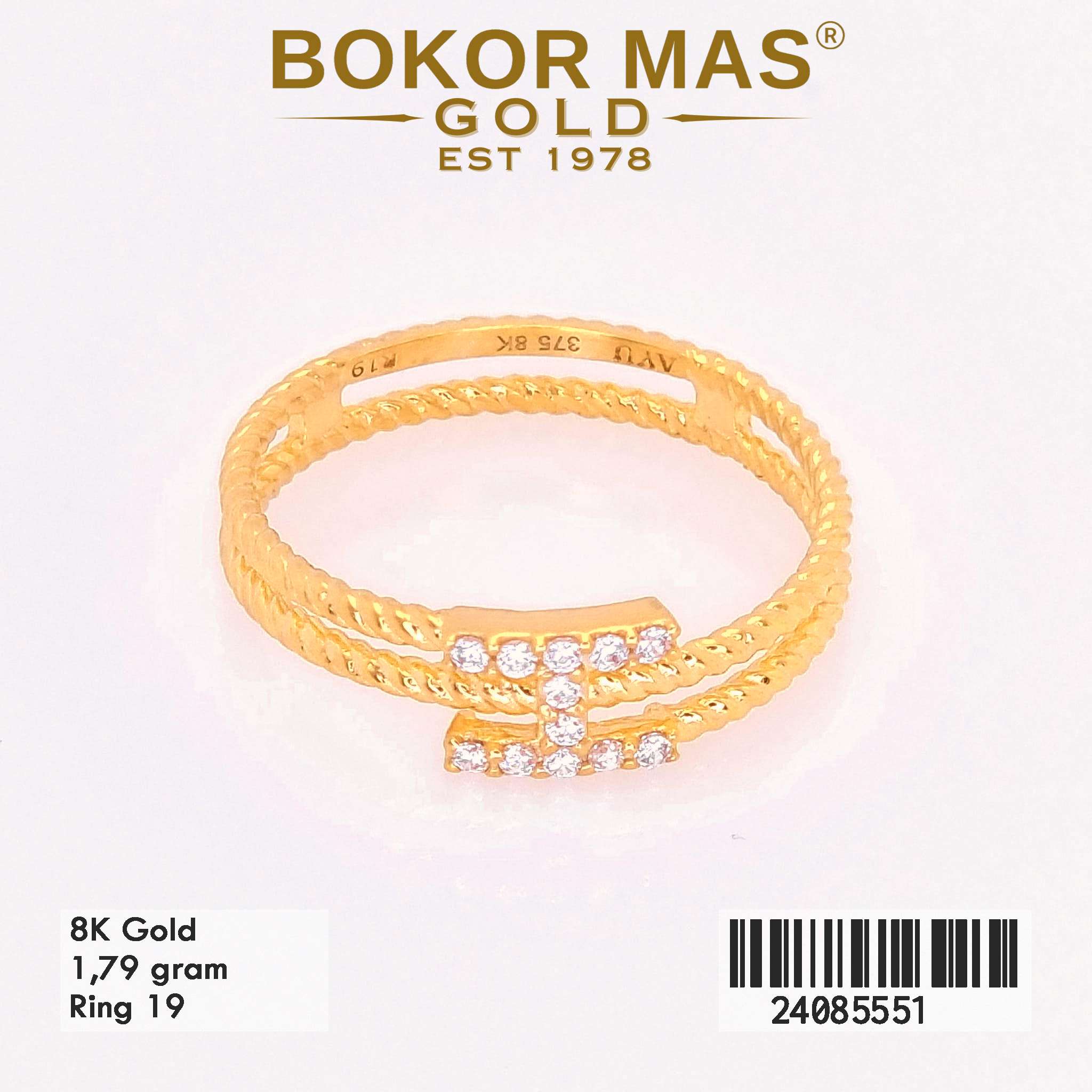 Cincin Variasi Permata - 24085551 - 8K