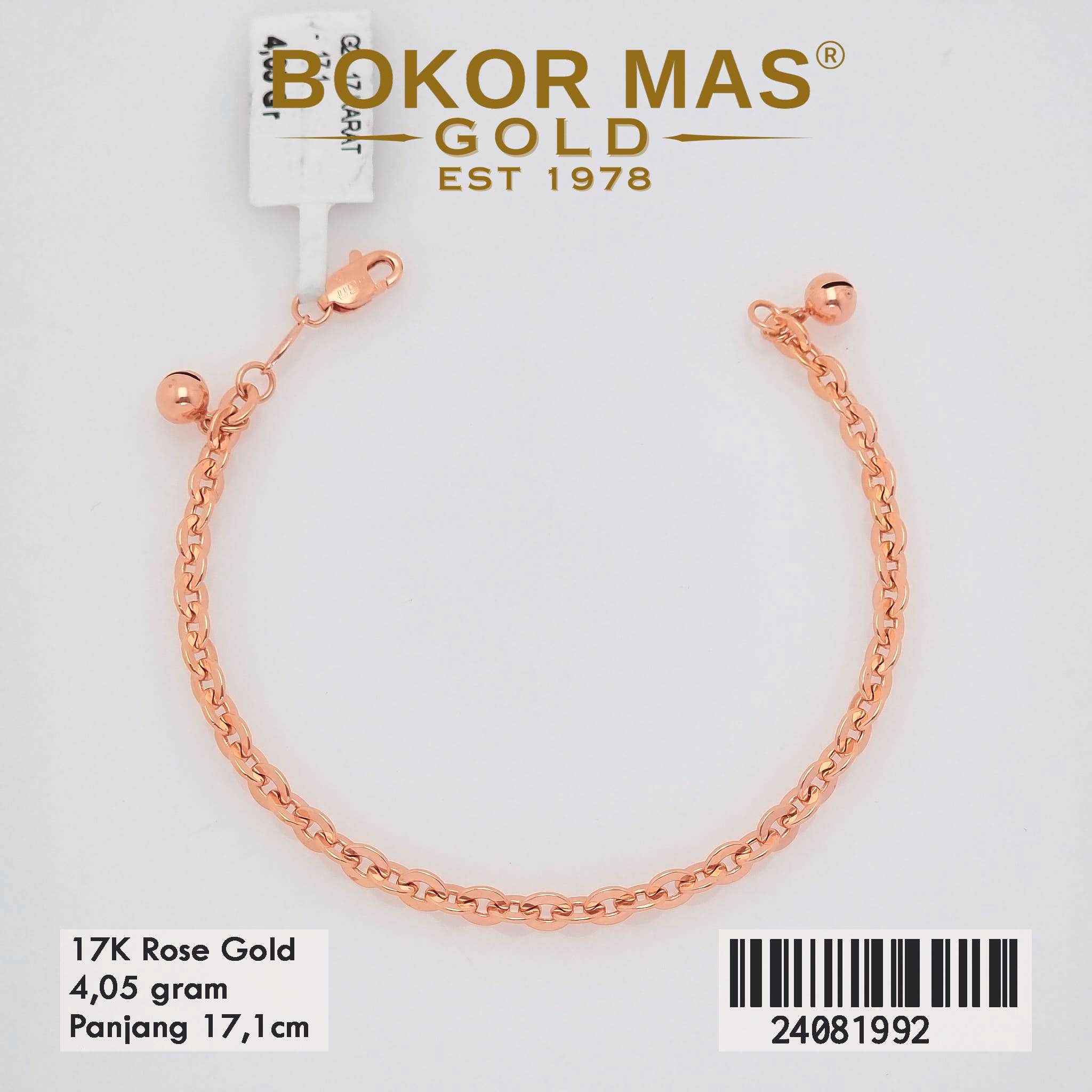 Gelang Rantai Variasi - 24081992 - 17K