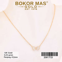 Kalung  Emas Variasi Pita - 25017723 - 16K