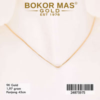 Kalung Emas Itali Tanpa Permata - 24075975 - 9K