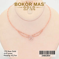 Kalung Emas  Variasi Permata - 24082064 - 17K