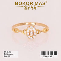 Cincin Emas Variasi Permata - 25048148 - 8K