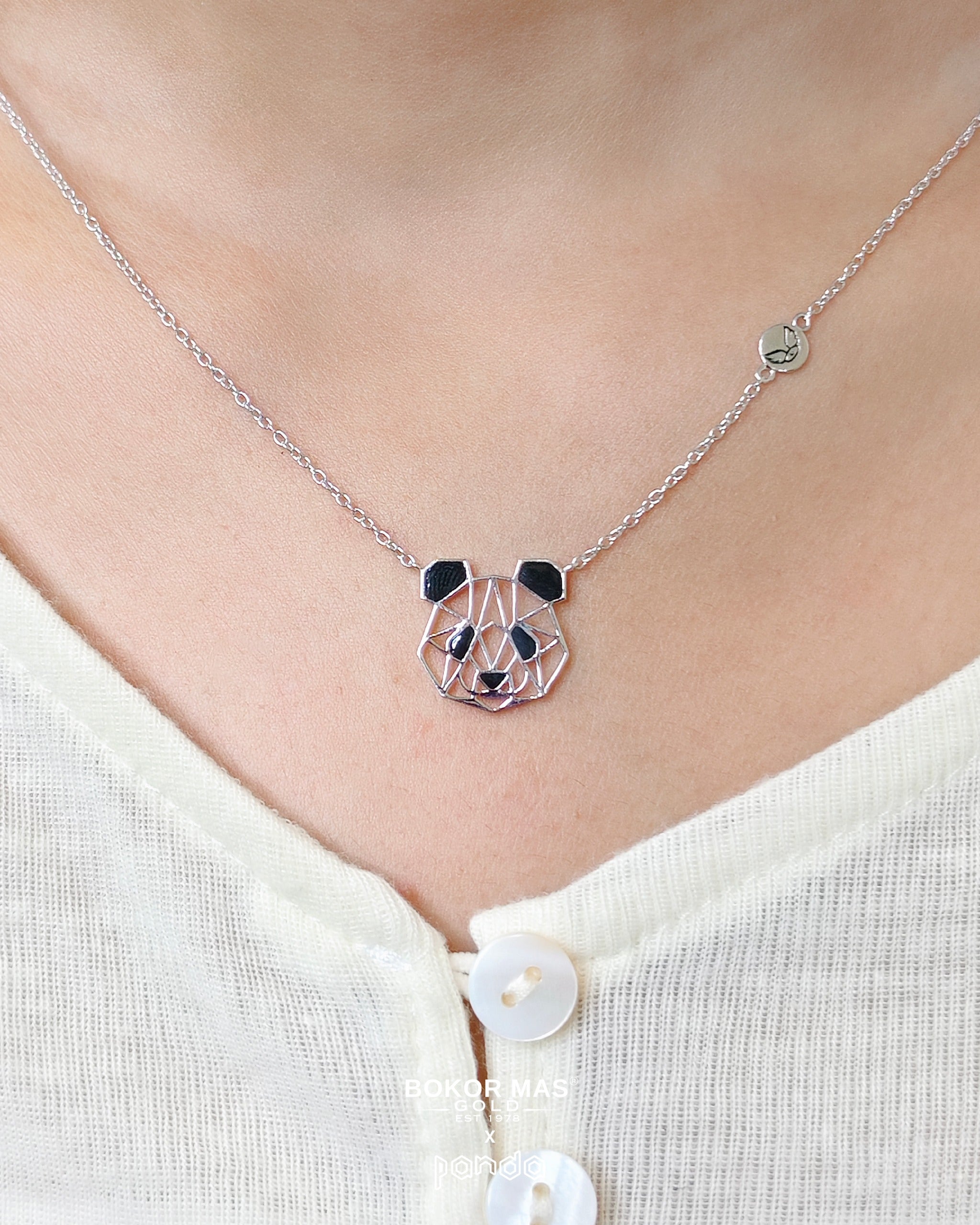 Bokor Mas Gold X DJ Panda - Kalung Variasi Panda Estimasi berat 3gr kadar 16 karat