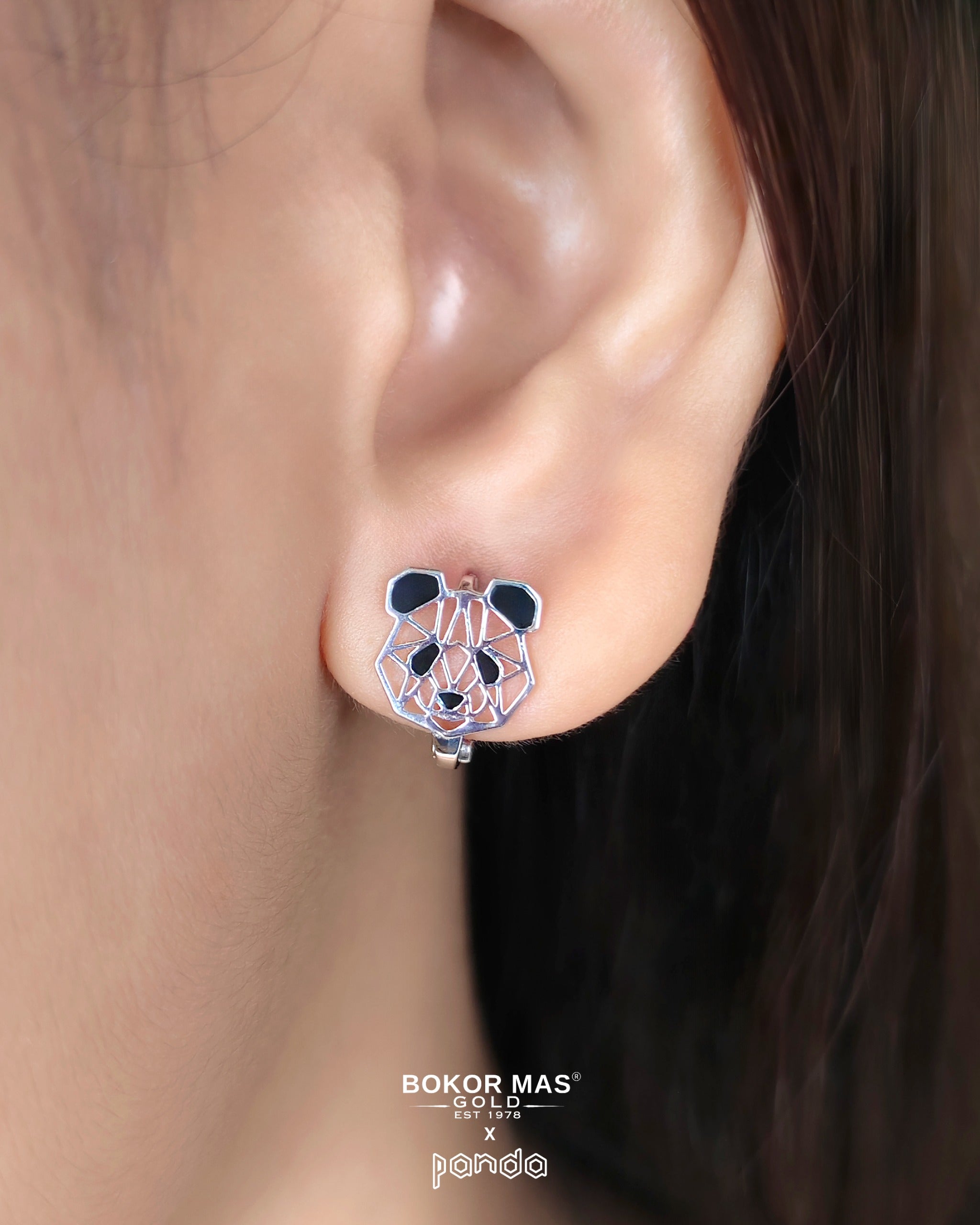 Bokor Mas Gold X DJ Panda - Anting Variasi Panda estimasi berat 1.6gr - 1.68gr kadar 16 karat
