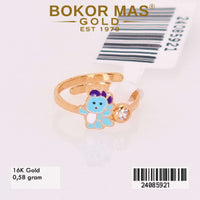 Cincin Emas  Anak Ongsrot Variasi Dino Biru - 24085921 - 16K