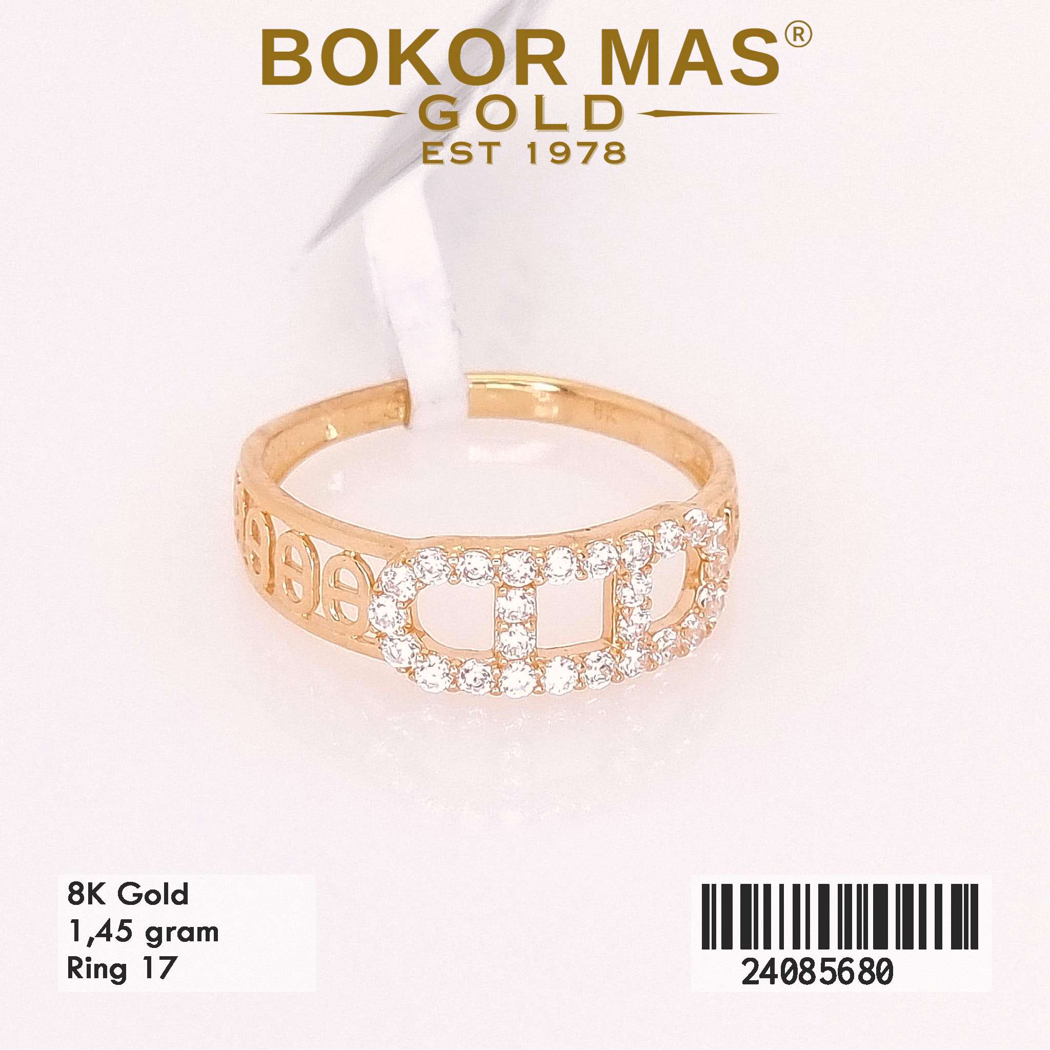 Cincin Variasi Permata - 24085680 - 8K