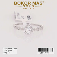 Cincin Emas Variasi Permata - 25017684 - 17K
