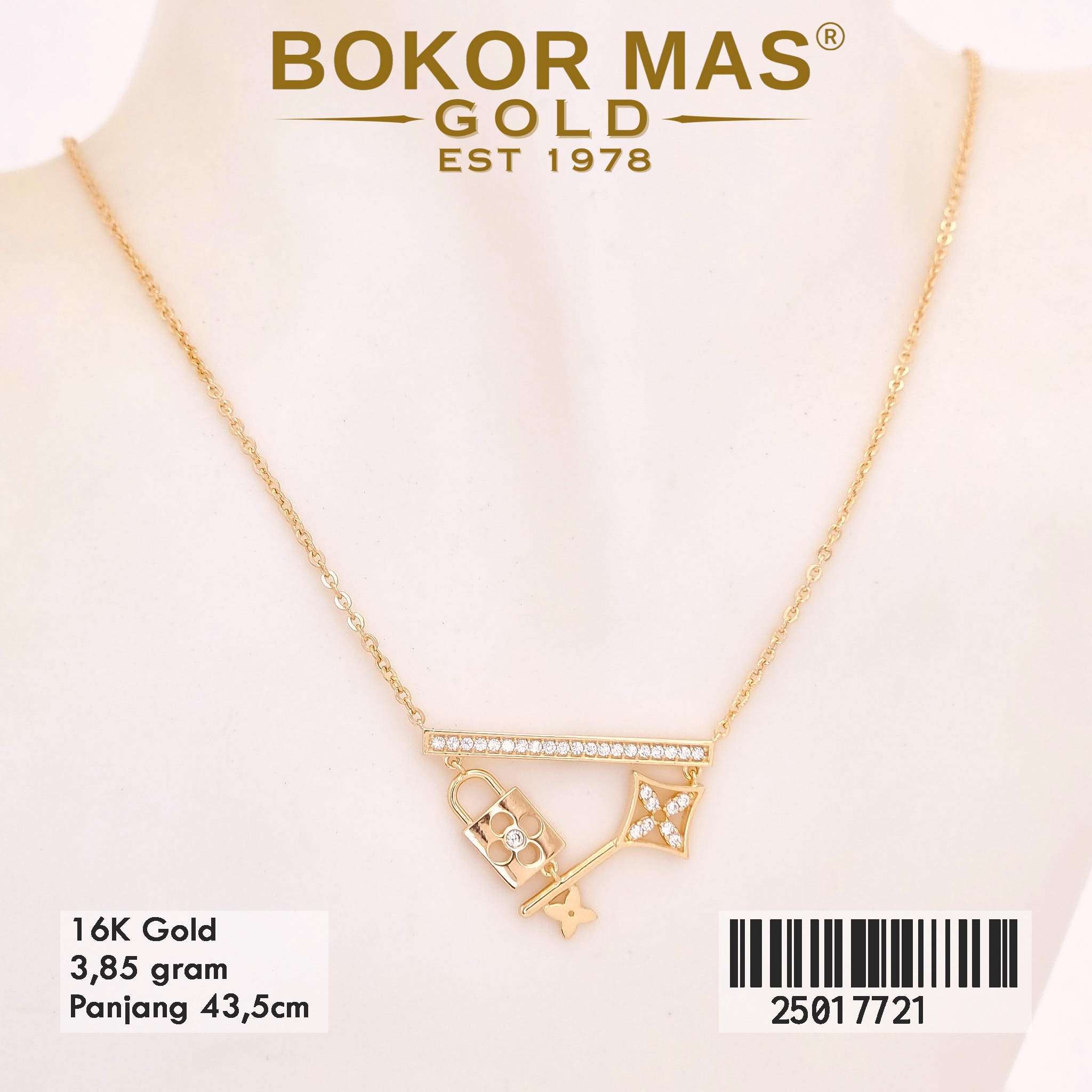 Kalung Variasi Gembok - 25017721 - 16K