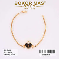 Gelang  Emas Rantai Variasi Heart - 24087418 - 8K