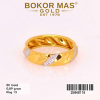Cincin Emas Variasi Bangkok Tanpa Permata - 25048116 - 8K