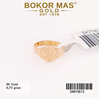 Cincin Emas Anak Ongsrot Variasi Tanpa Permata - 24075612 - 8K