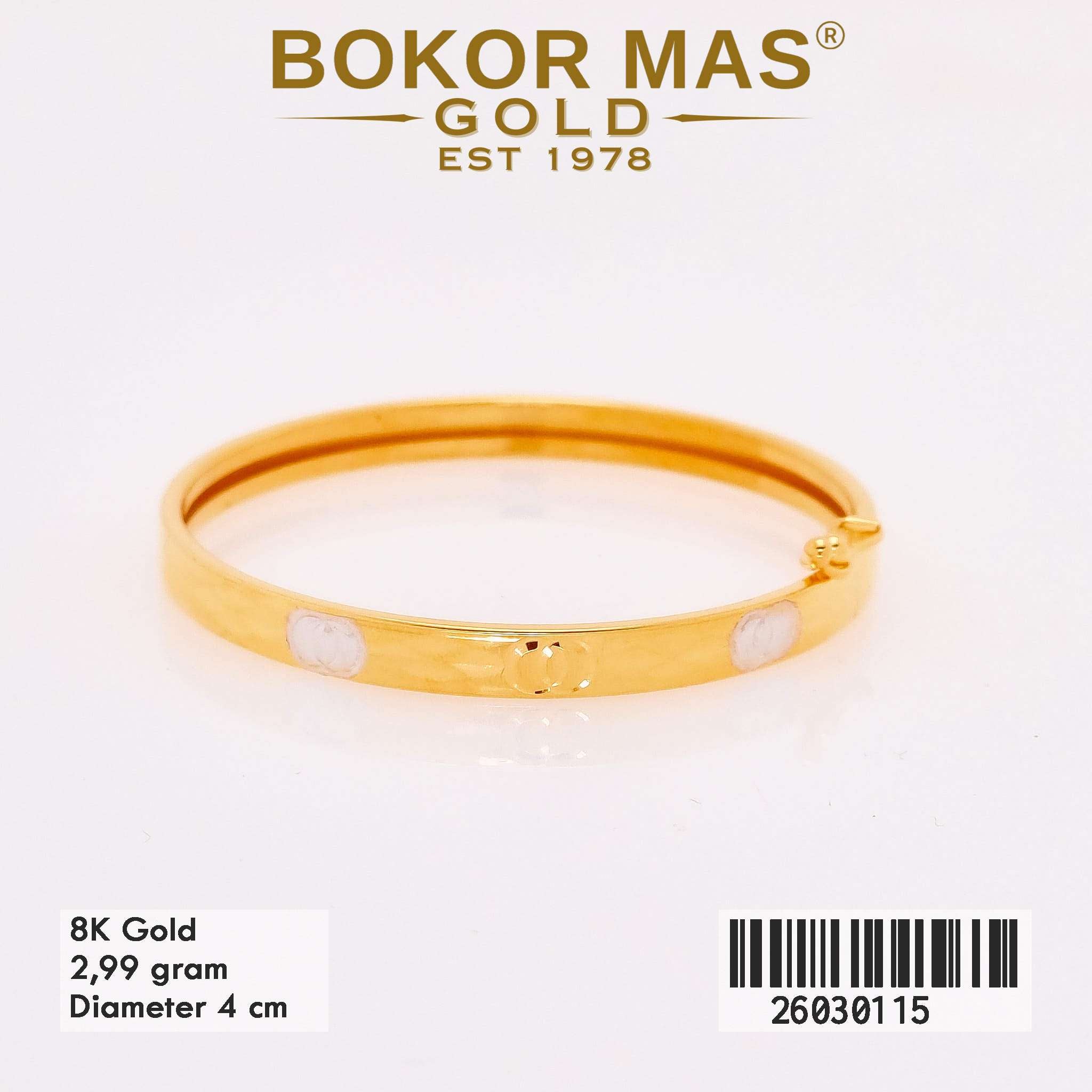 Gelang Kaku Anak Model Bangkok Kembang Millenium - 26030115 - 8K
