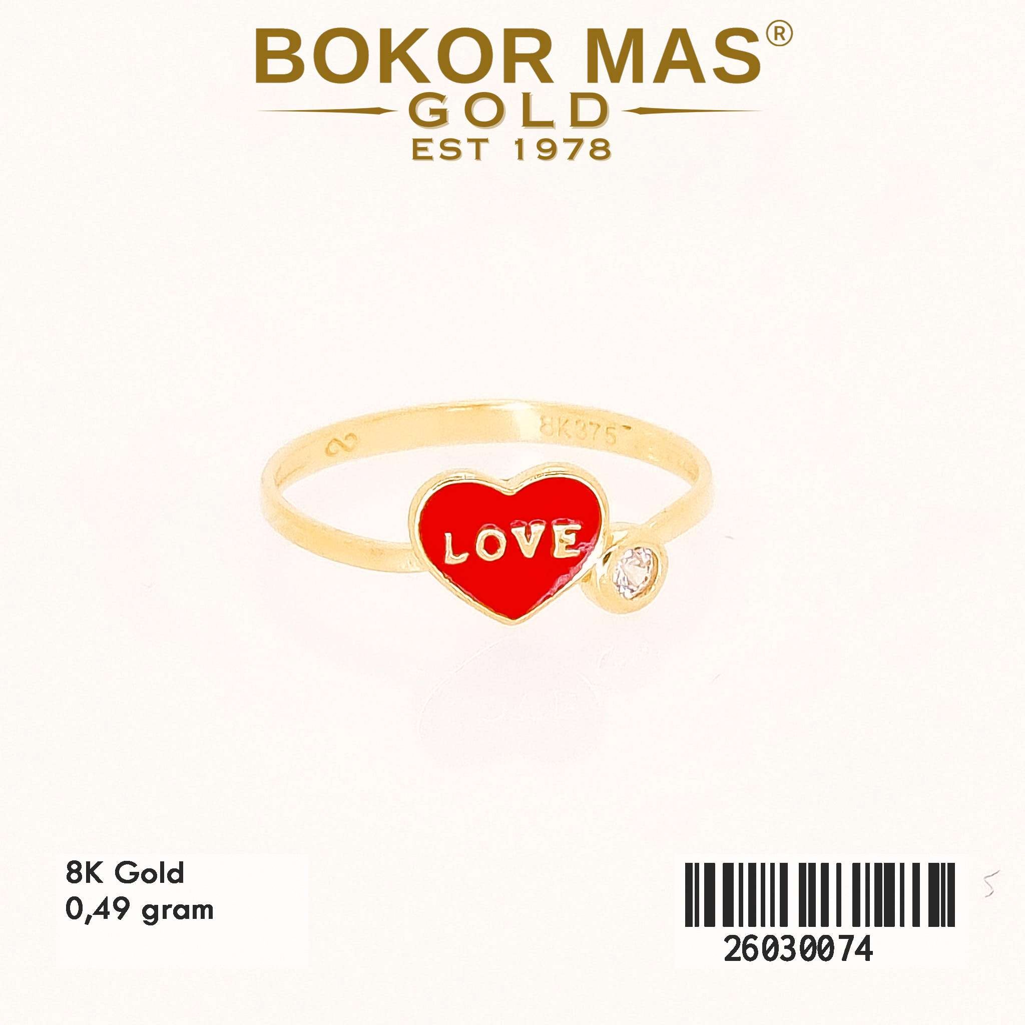  Cincin Anak Variasi Boneka Love - 26030074 - 8K