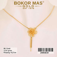 Kalung Emas Variasi Bunga - 24056839 - 8K
