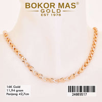 Kalung Emas  Variasi Model Permata - 24089517 - 16K