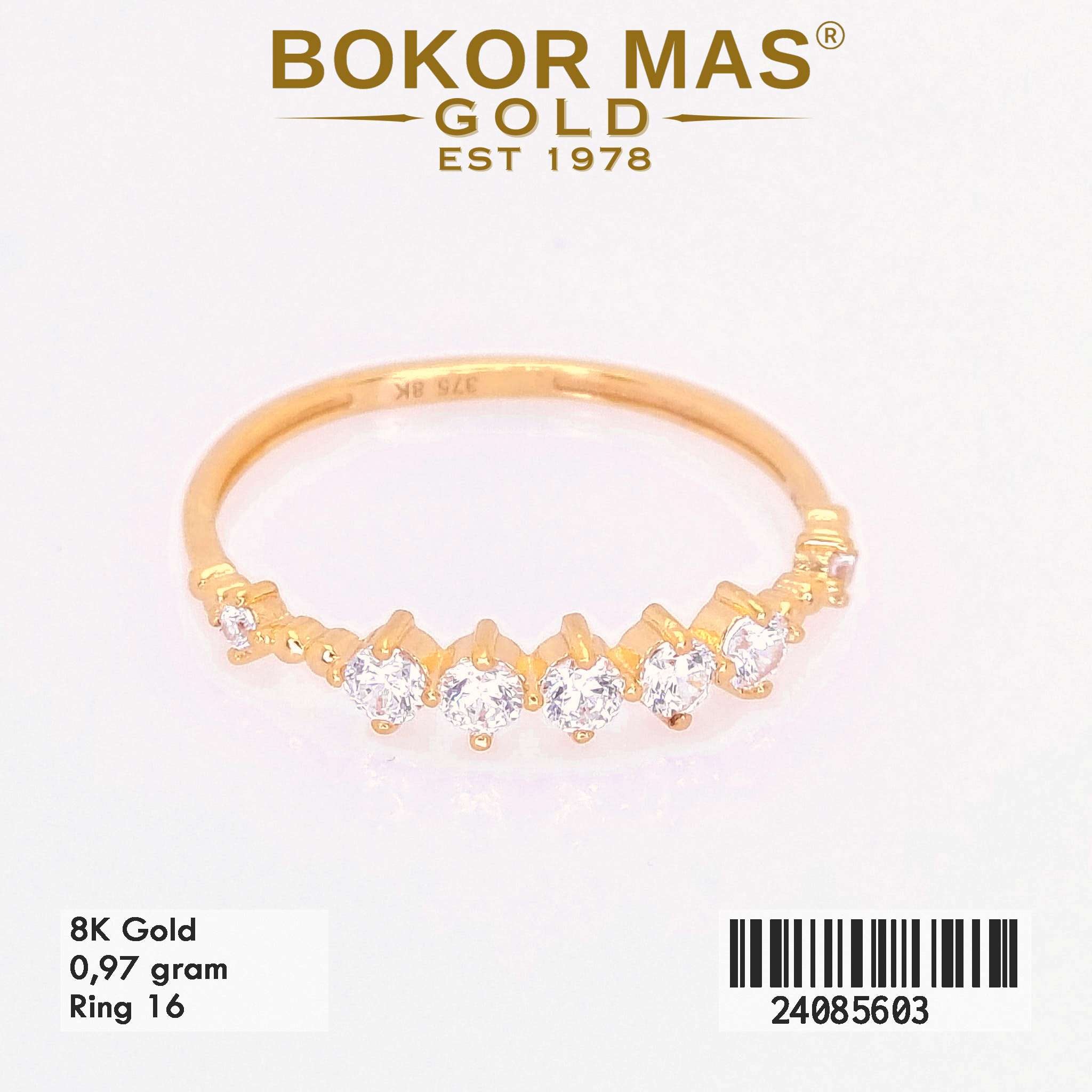 Cincin Variasi Permata - 24085603 - 8K