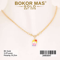 Kalung Emas Anak Variasi Boneka - 24056847 - 8K
