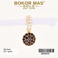 Liontin Variasi Permata Hitam - 26030352 - 8K