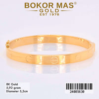 Gelang Emas  Bangkok Variasi Tanpa Permata - 24085630 - 8K