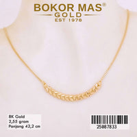 Kalung Italy Santa Variasi Daun - 25087833 - 8K