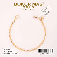 Gelang  Emas  Rantai Variasi Tiger Mainan - 23083482 - 8K