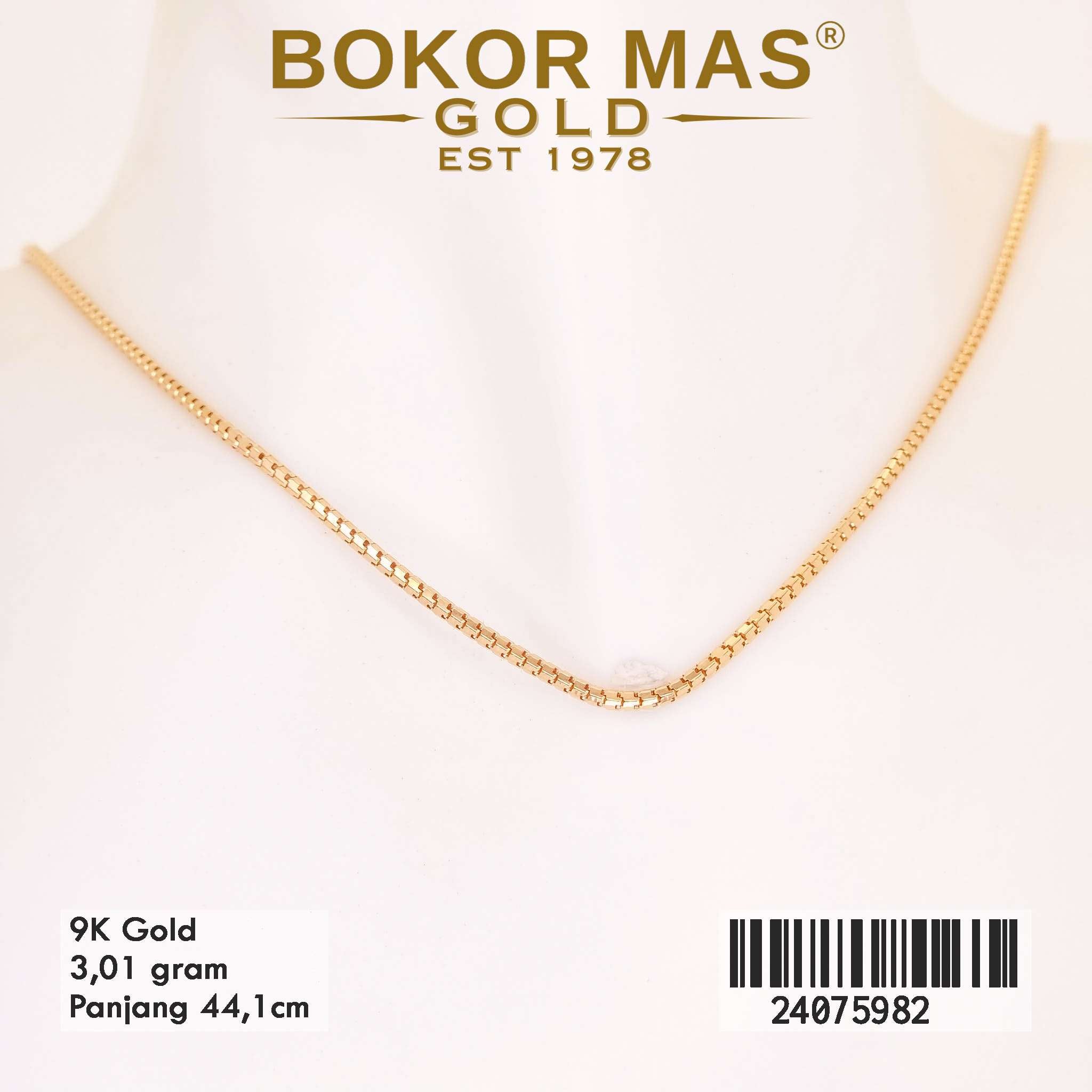 Kalung Itali Tanpa Permata - 24075982 - 9K