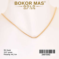 Kalung Emas Itali Tanpa Permata - 24075982 - 9K