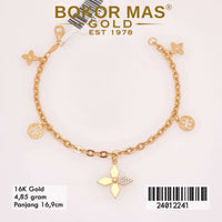 Gelang  Emas Rantai Variasi Mainan  - 24012241 - 16K