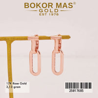 Anting Emas  Klip Gantung Variasi Tanpa Permata - 25017685 - 17K