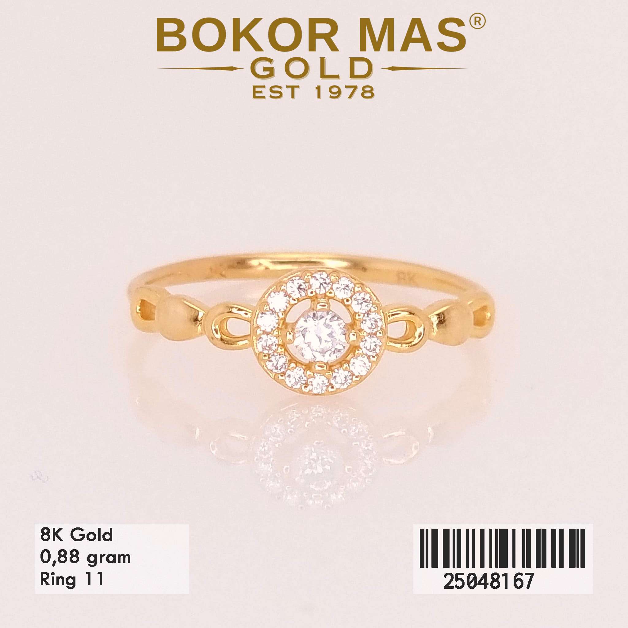Cincin Variasi Permata - 25048167 - 8K