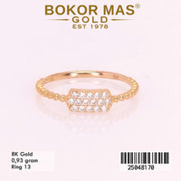 Cincin Emas Variasi Permata - 25048170 - 8K