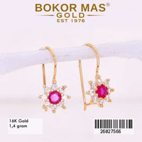 Anting Desi Variasi Permata Merah - 26027566 - 16K