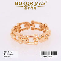 Cincin Emas Variasi Blgr Tanpa Mata - 24089350 - 16K