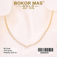 Kalung Emas Itali Variasi Aurel Permata - 25048454 - 8K